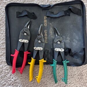3-Piece Aviation Snip Set with Pro Case